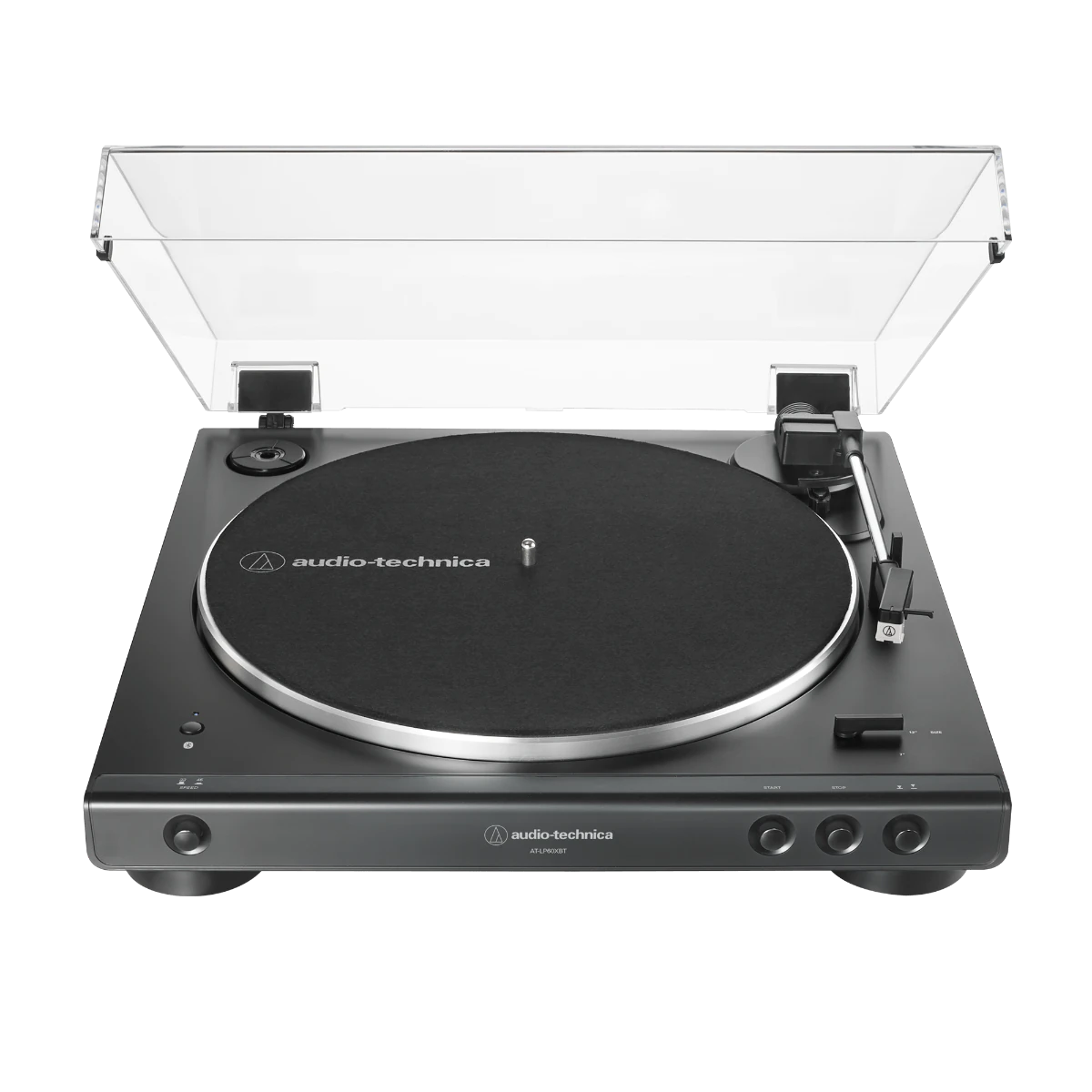 Audio-Technica white background product image of the AT-LP60XBT Turntable