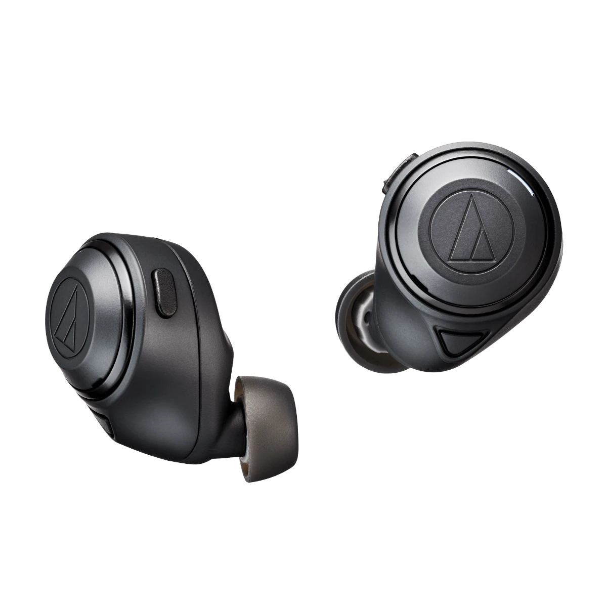 Audio-Technica white background product image of the ATH-CKS50TW Wireless Earbuds