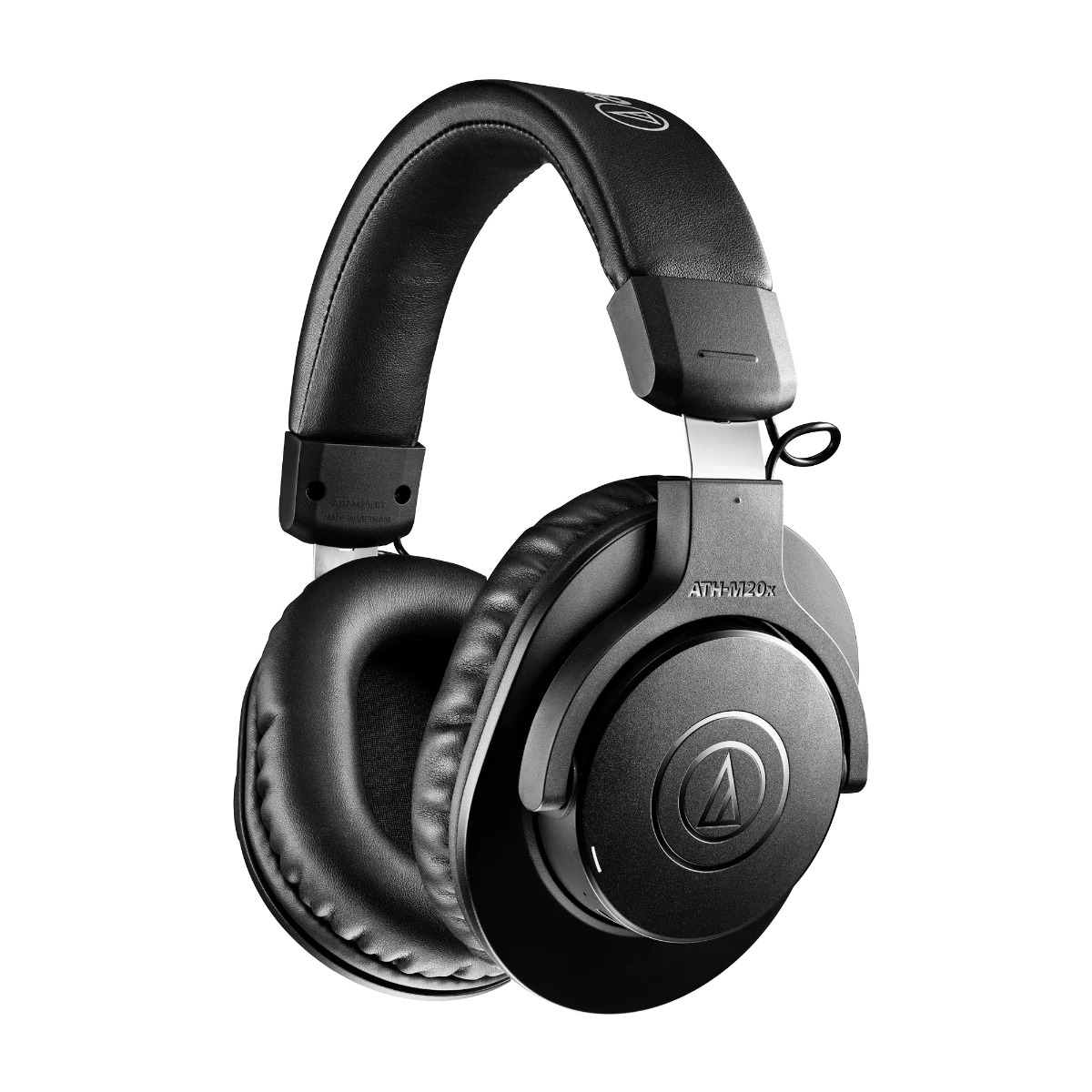 Audio-Technica white background product image of the ATH-M20XBT Wireless Headphones